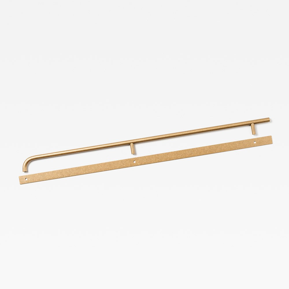 Brera with Backplate Tumbled Brass Large — view 2