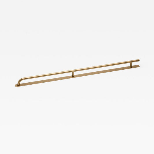 Brera with Backplate Tumbled Brass Large — view 1