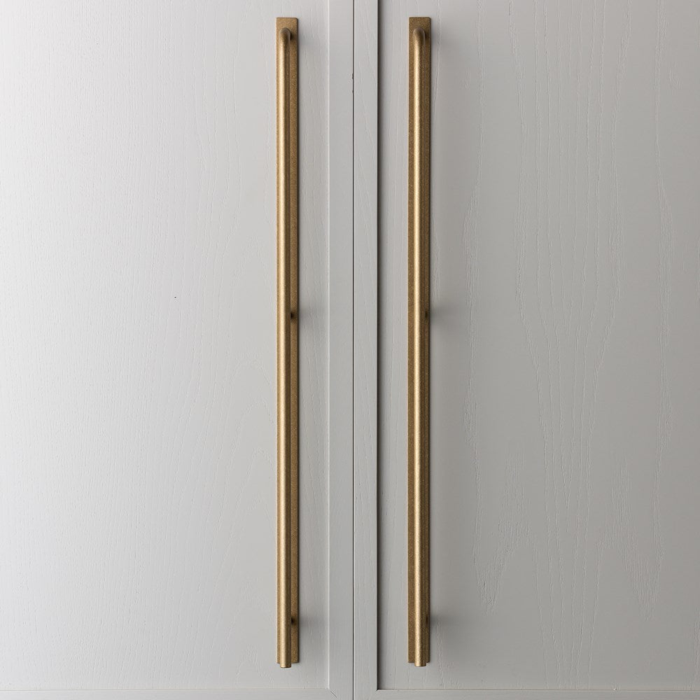 Brera with Backplate Tumbled Brass Large — view 3