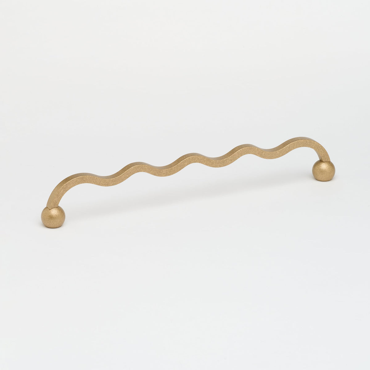 Capri Pull Tumbled Brass — view 6