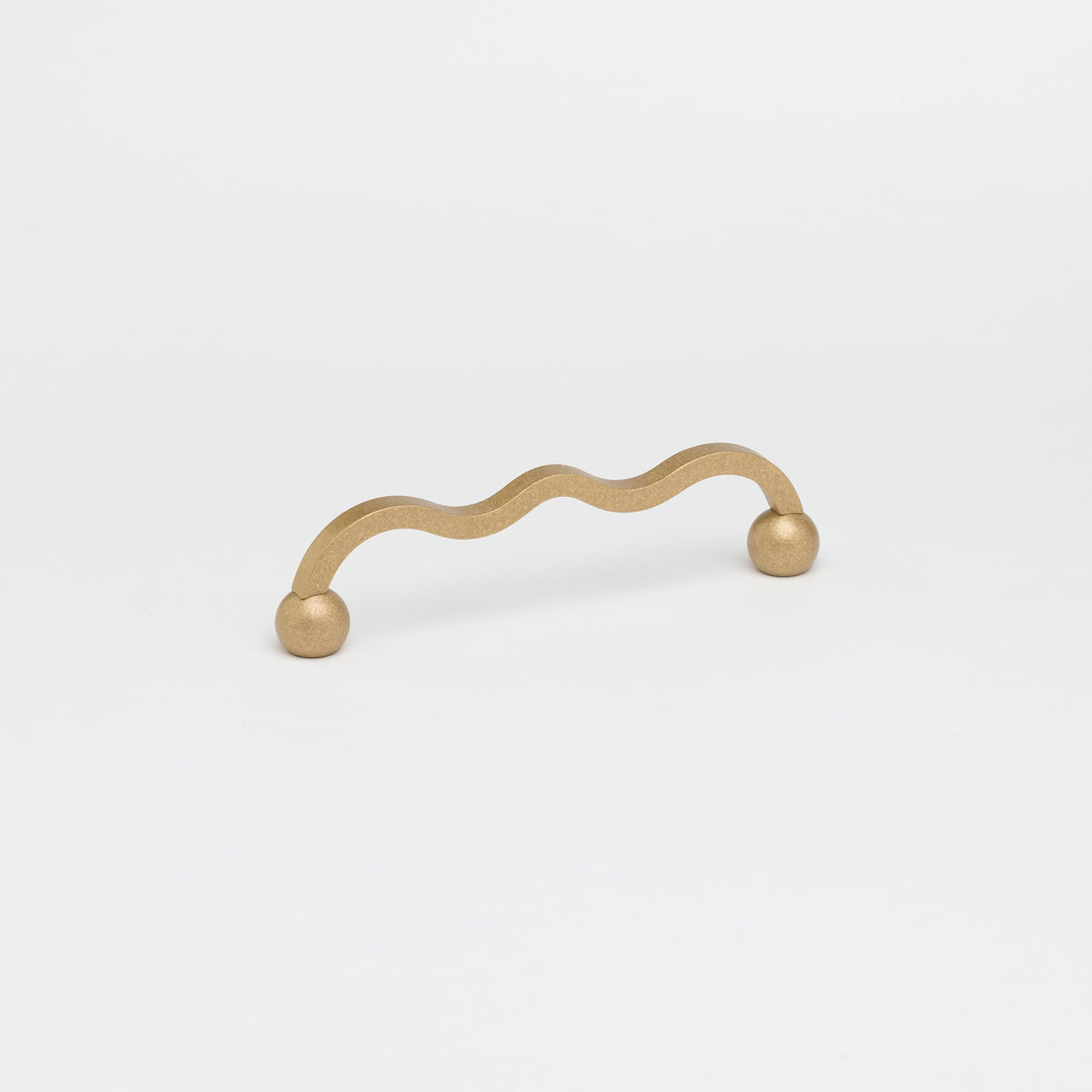 Capri Pull Tumbled Brass — view 5