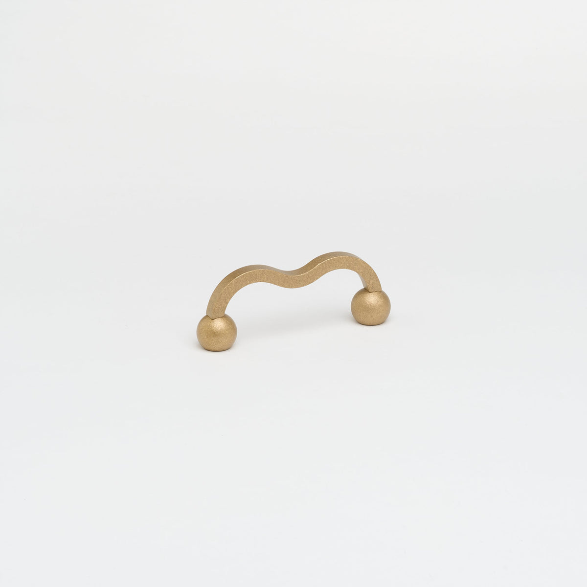 Capri Pull Tumbled Brass — view 4
