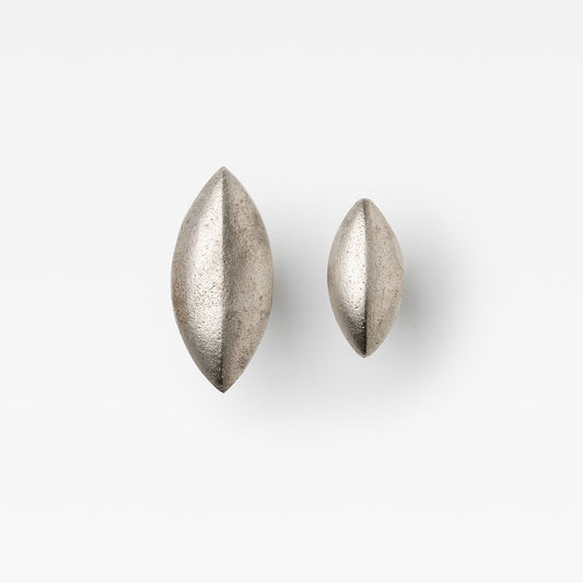 Cast Almond Knob Pewter — view 1