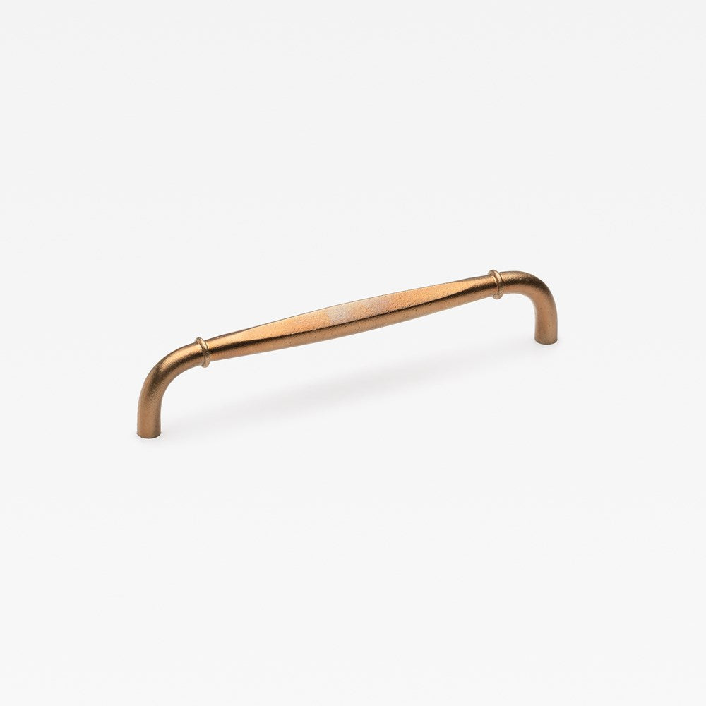 Cast Almond Pull Natural Brass — view 2
