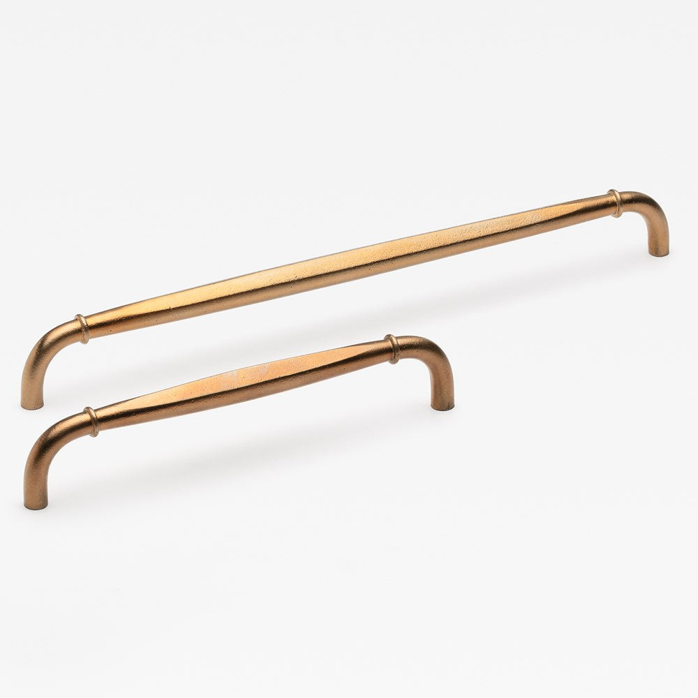 Cast Almond Pull Natural Brass — view 1