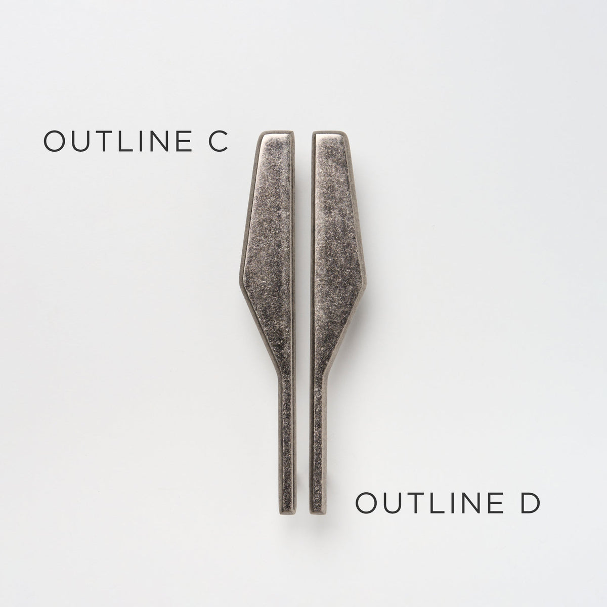Outline_C Handle Tumbled Nickel — view 8