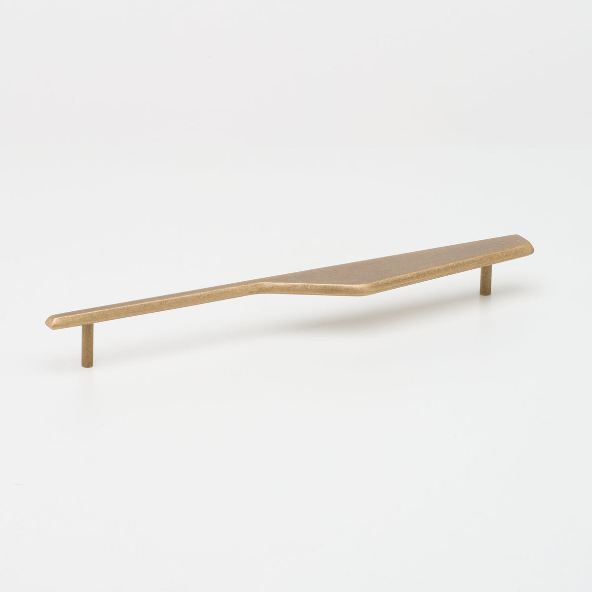 Outline_D Handle Tumbled Brass — view 6