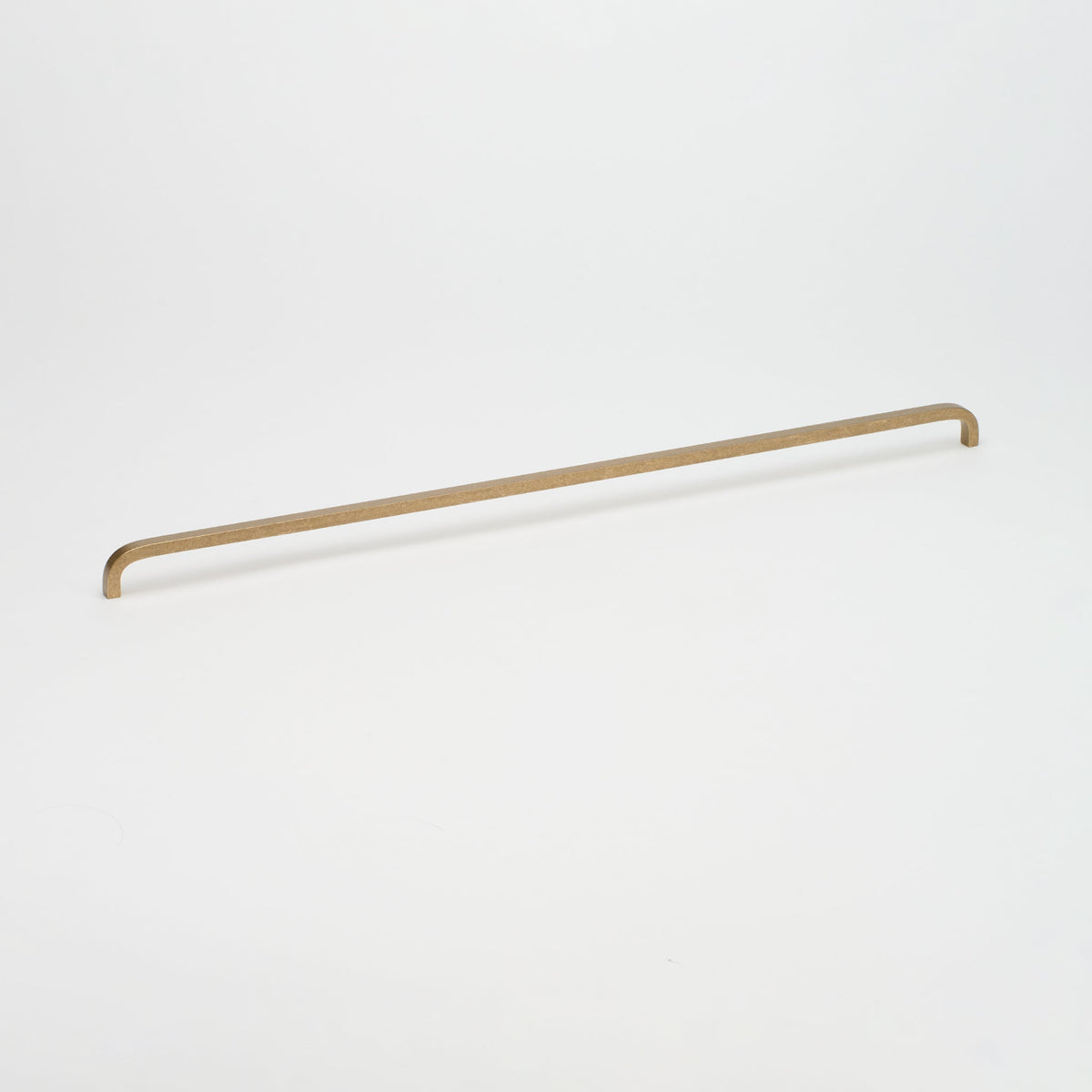 Curve Pull Tumbled Brass — view 4