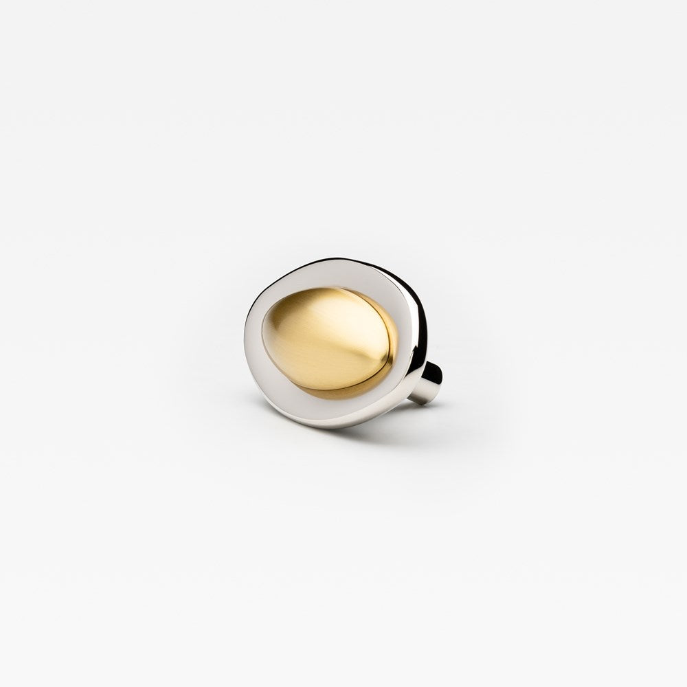 Duet Knob Polished Nickel — view 4