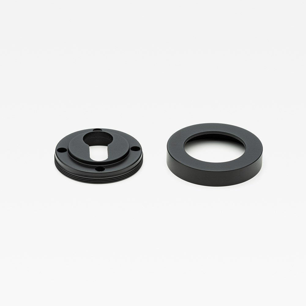 Escutcheon Euro Black — view 3