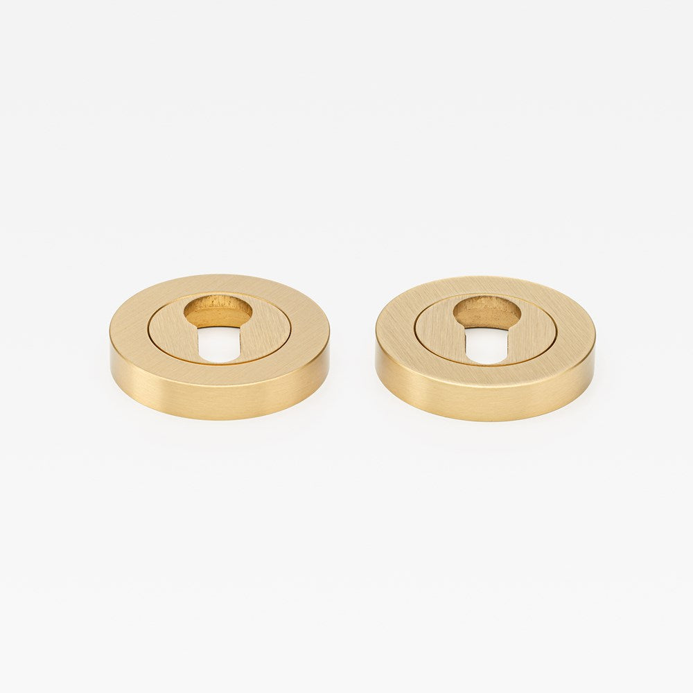 Escutcheon Euro Brass — view 1