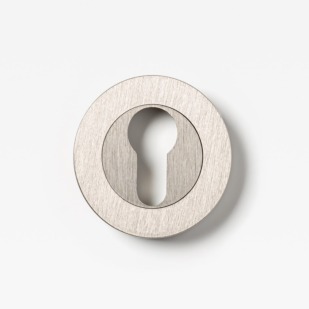 Escutcheon Euro Nickel — view 2