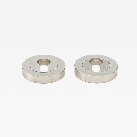 Escutcheon Euro Nickel — view 1