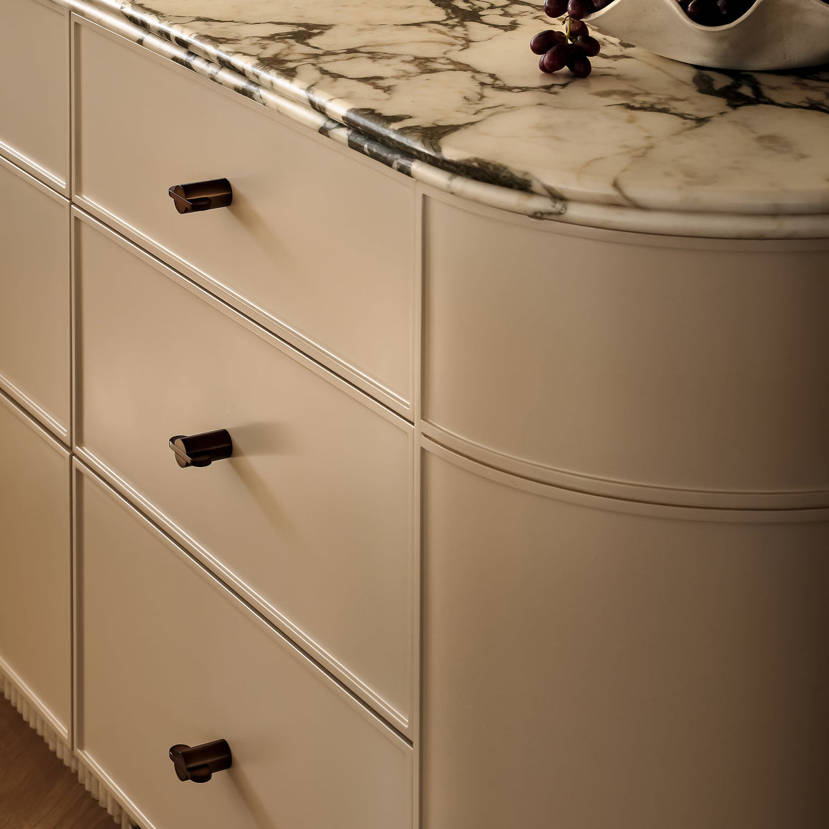 Intersect Knob Brass — view 2