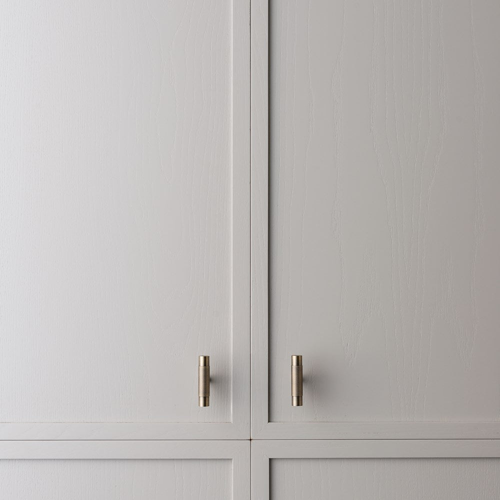 Kintore T-Pull Aged Brass — view 3