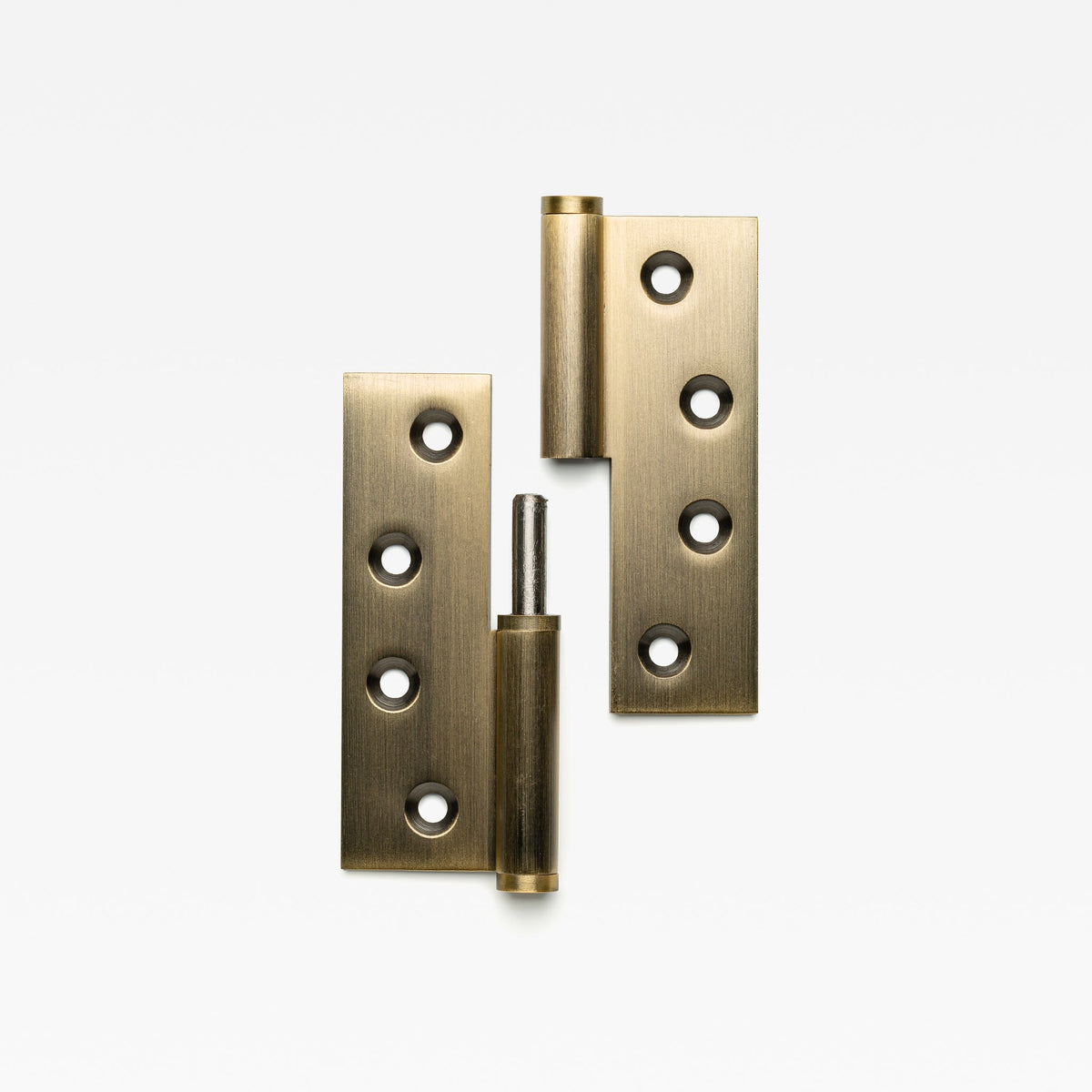 Lift Off Hinge Aged Brass — view 1