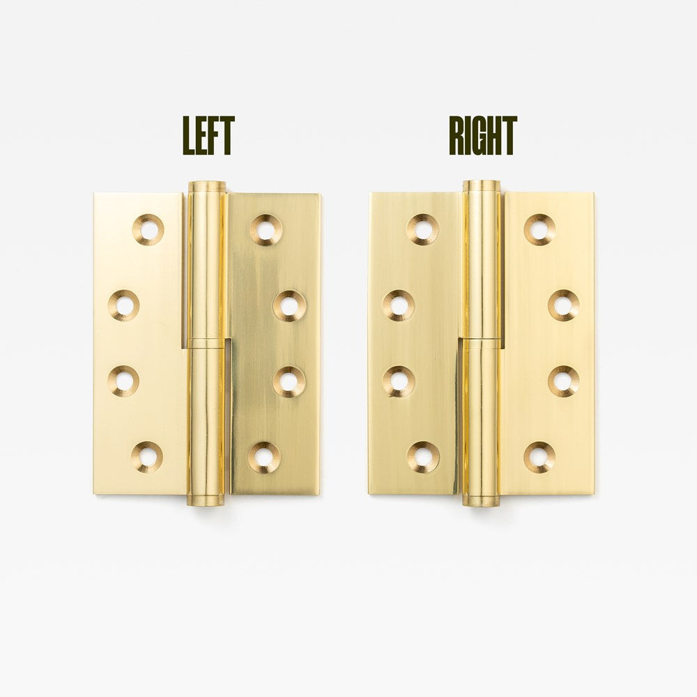 Lift Off Hinge Polished Brass — view 2