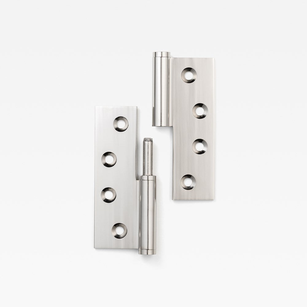 Lift Off Hinge Polished Nickel — view 1