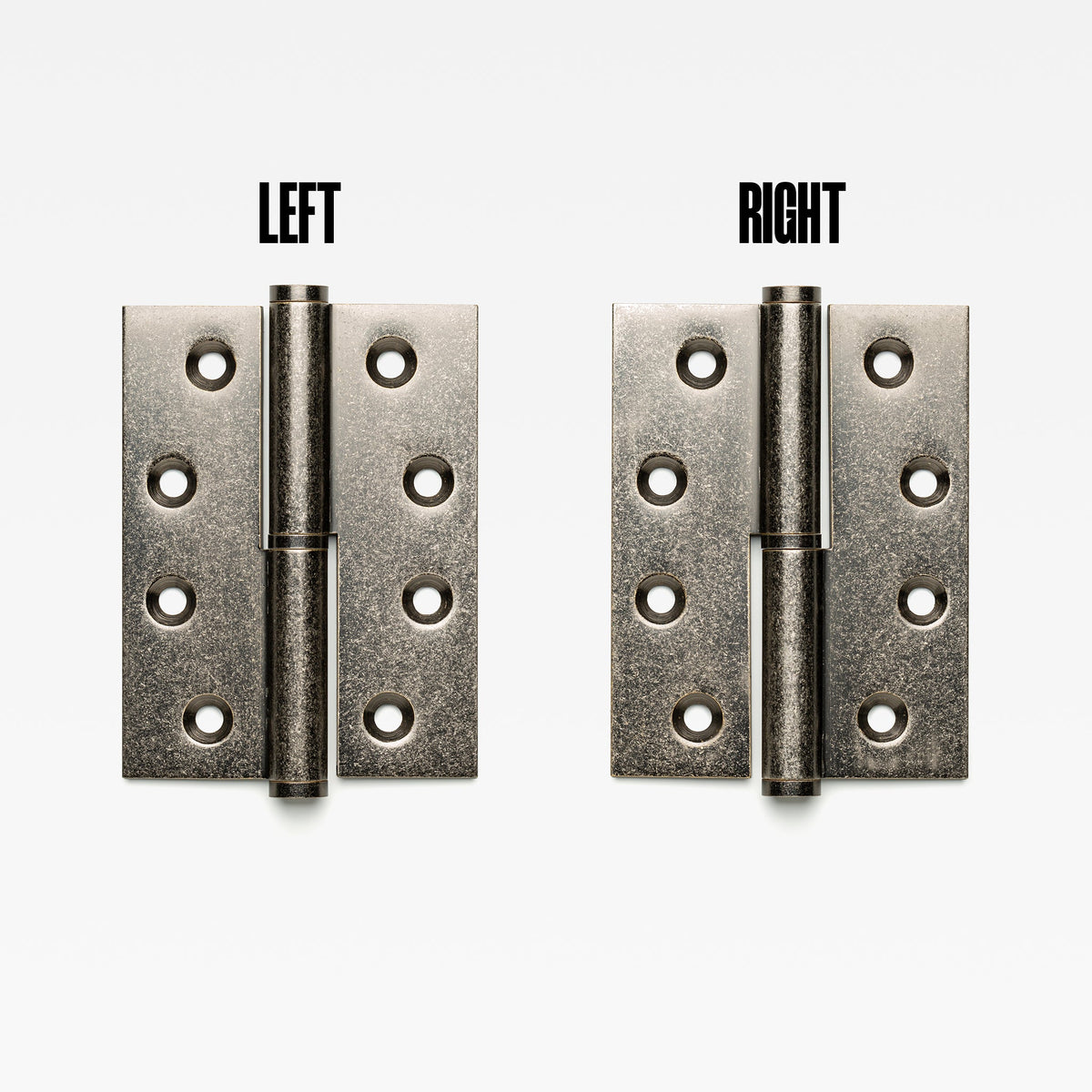 Lift Off Hinge Tumbled Nickel — view 2