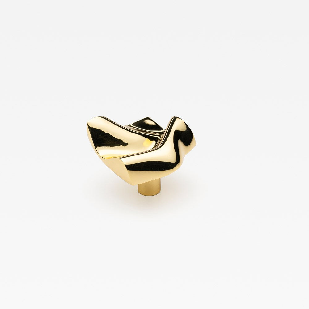 Lucia Knob I Polished Brass — view 3