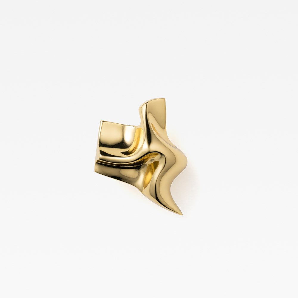 Lucia Knob II Polished Brass — view 3