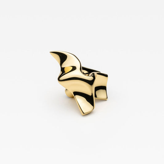Lucia Knob II Polished Brass — view 1