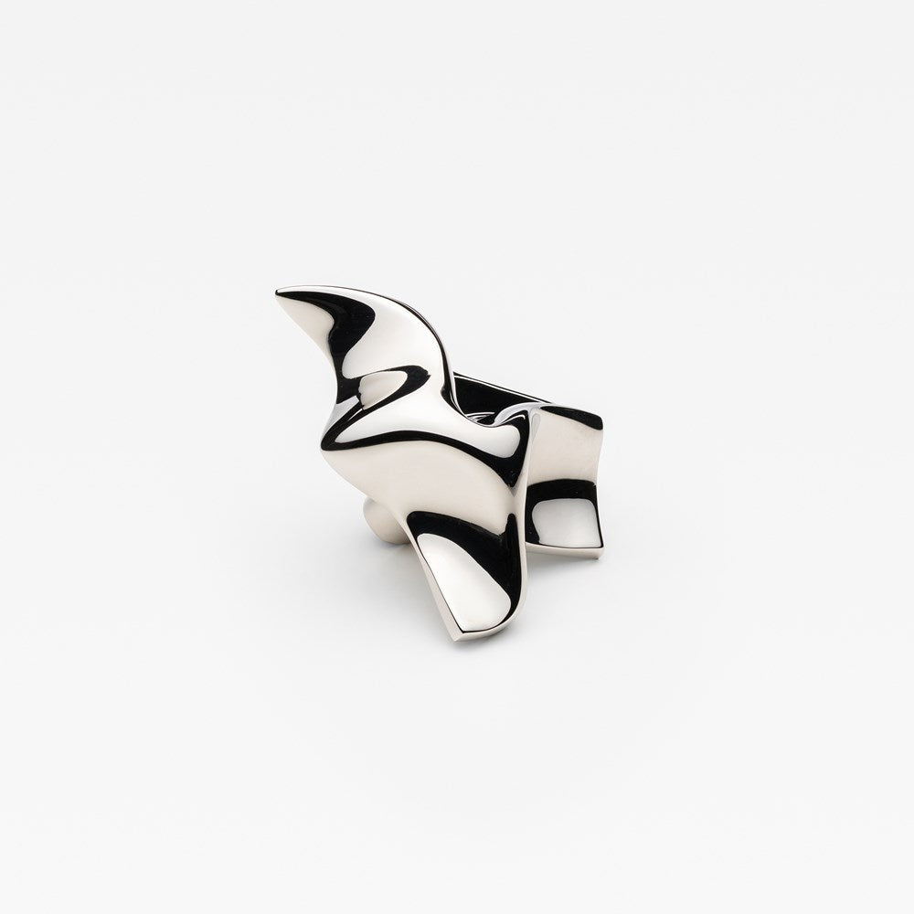 Lucia Knob II Polished Nickel — view 1