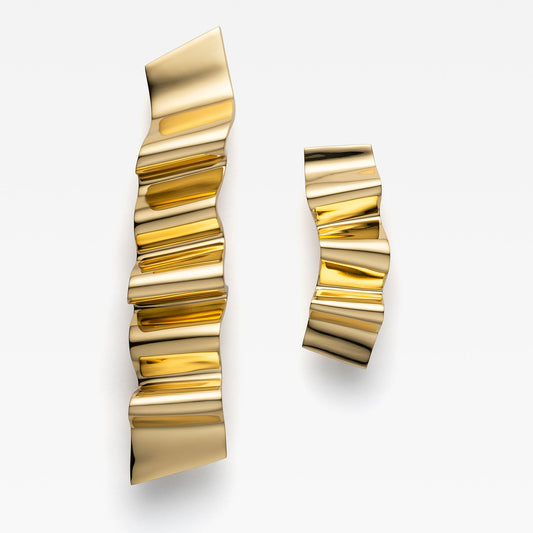 Lucia Pull Polished Brass — view 1