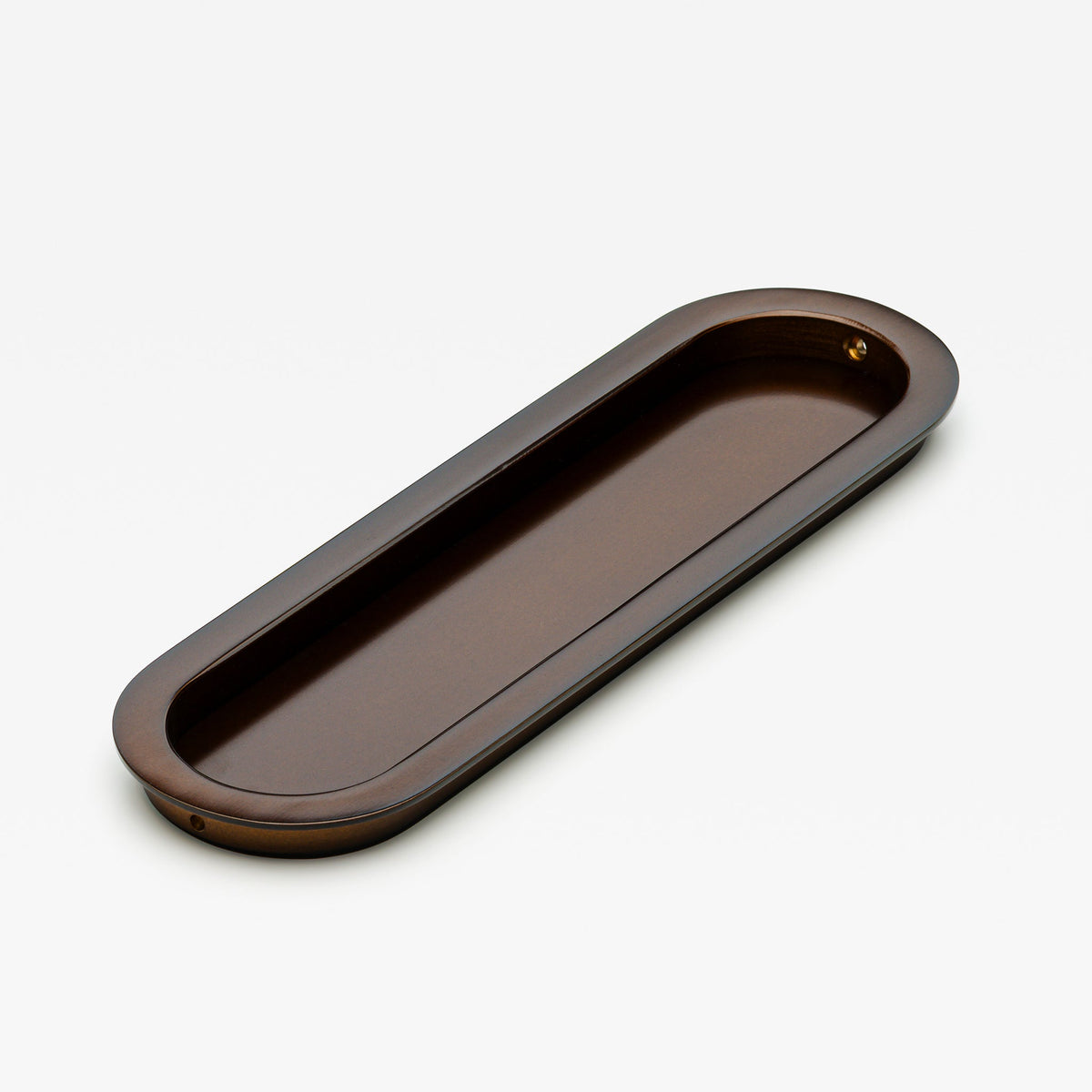 Oval Flush Pull Bronze — view 3