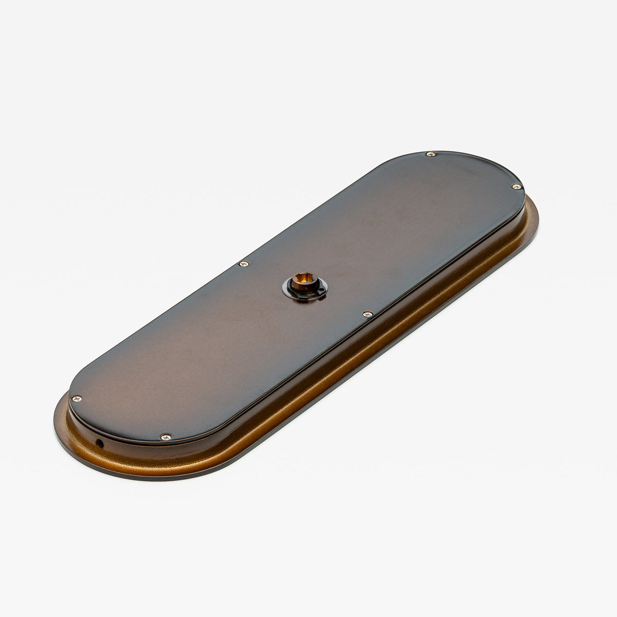 Oval Flush Pull Privacy Bronze — view 3