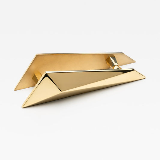 Maximus Entry Pull Polished Brass — view 1