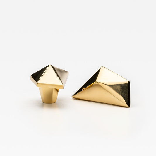 Maximus Knob Polished Brass — view 1