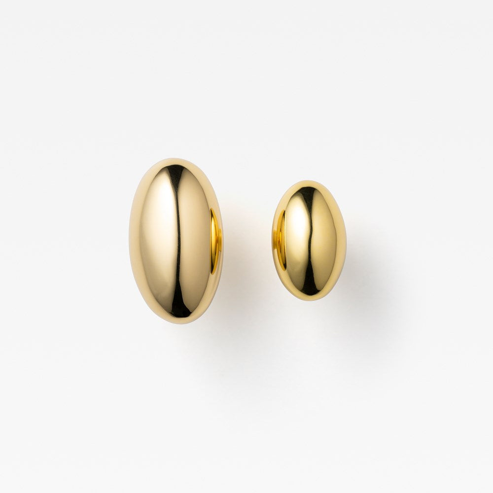 Olive Knob Polished Brass — view 2
