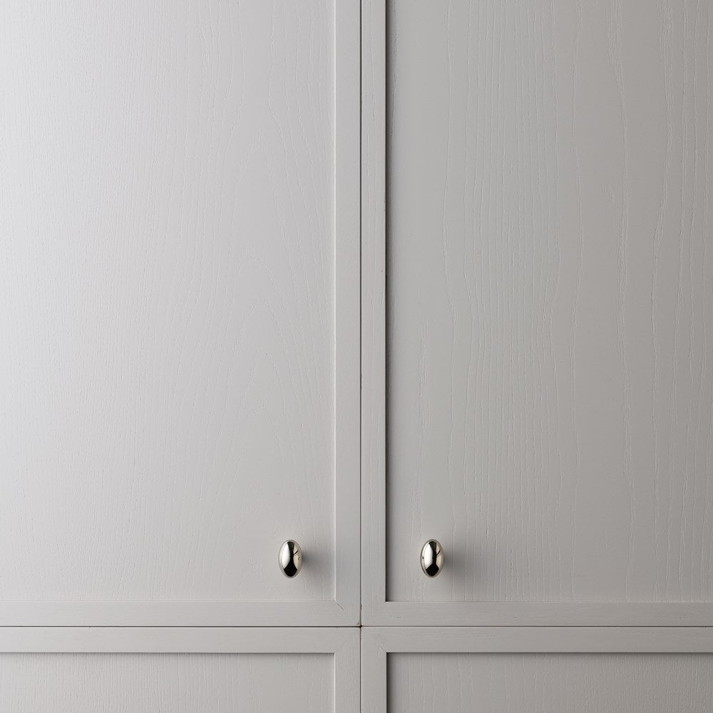 Olive Knob Polished Nickel — view 4