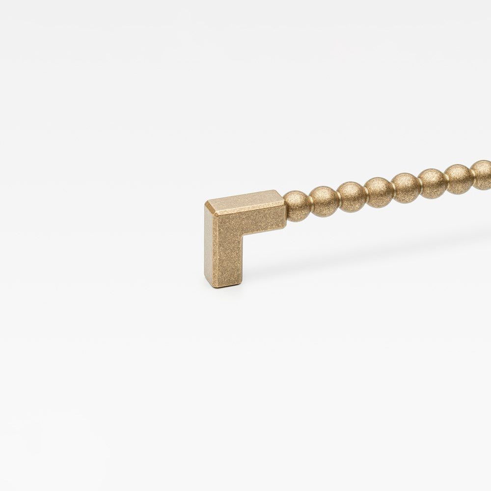 Orbe Pull Tumbled Brass Large — view 3