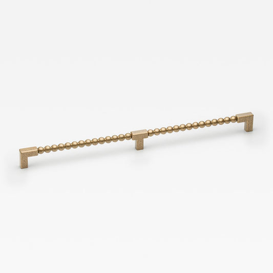 Orbe Pull Tumbled Brass Large — view 1