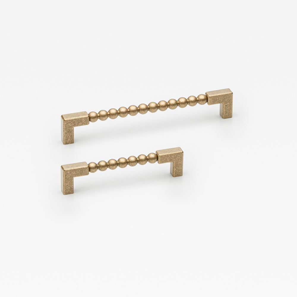 Orbe Pull Tumbled Brass — view 1