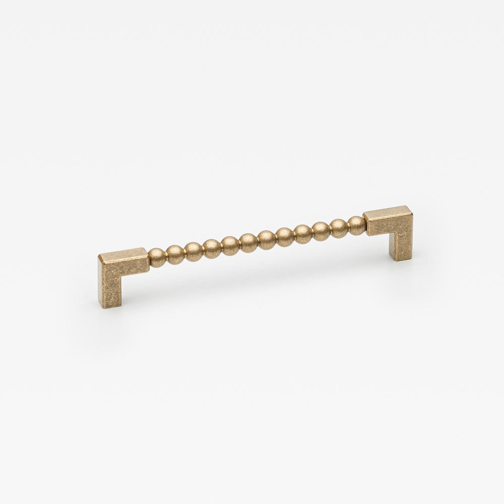 Orbe Pull Tumbled Brass — view 3