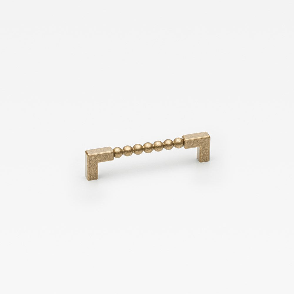 Orbe Pull Tumbled Brass — view 2