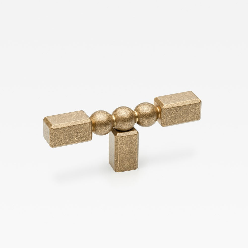 Orbe T-Pull Tumbled Brass — view 1
