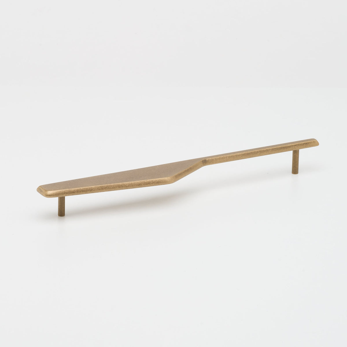 Outline_C Handle Tumbled Brass — view 8