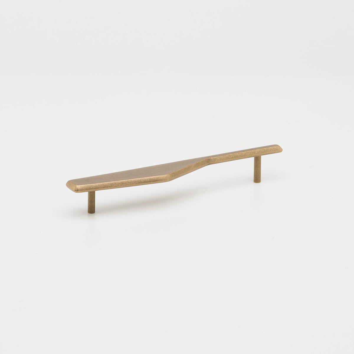 Outline_C Handle Tumbled Brass — view 7