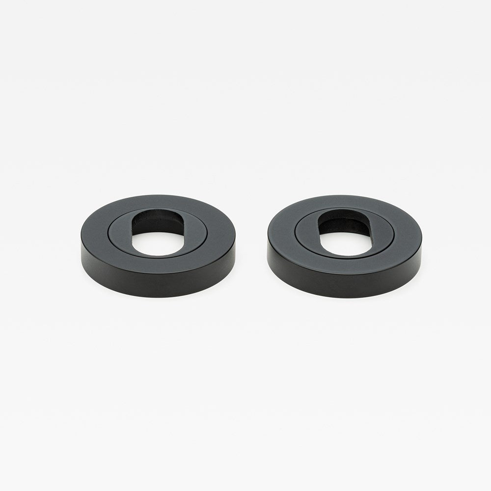 Escutcheon Oval Black — view 1