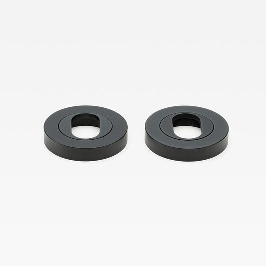Escutcheon Oval Black — view 1