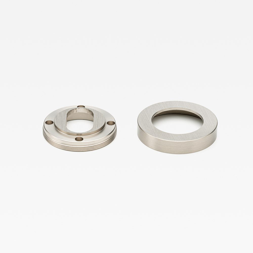 Escutcheon Oval Nickel — view 3