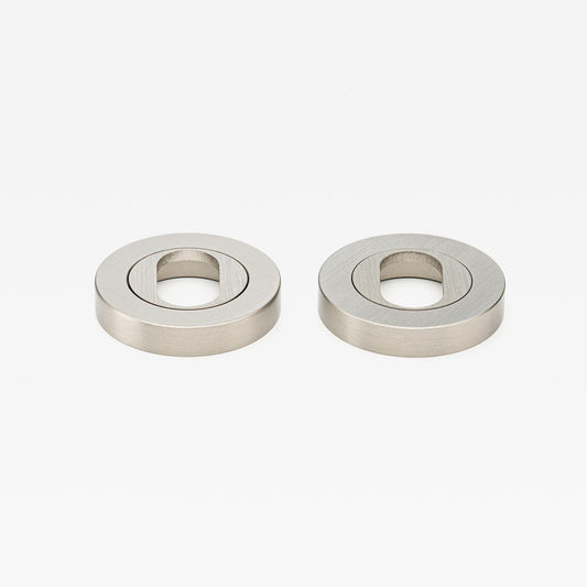 Escutcheon Oval Nickel — view 1