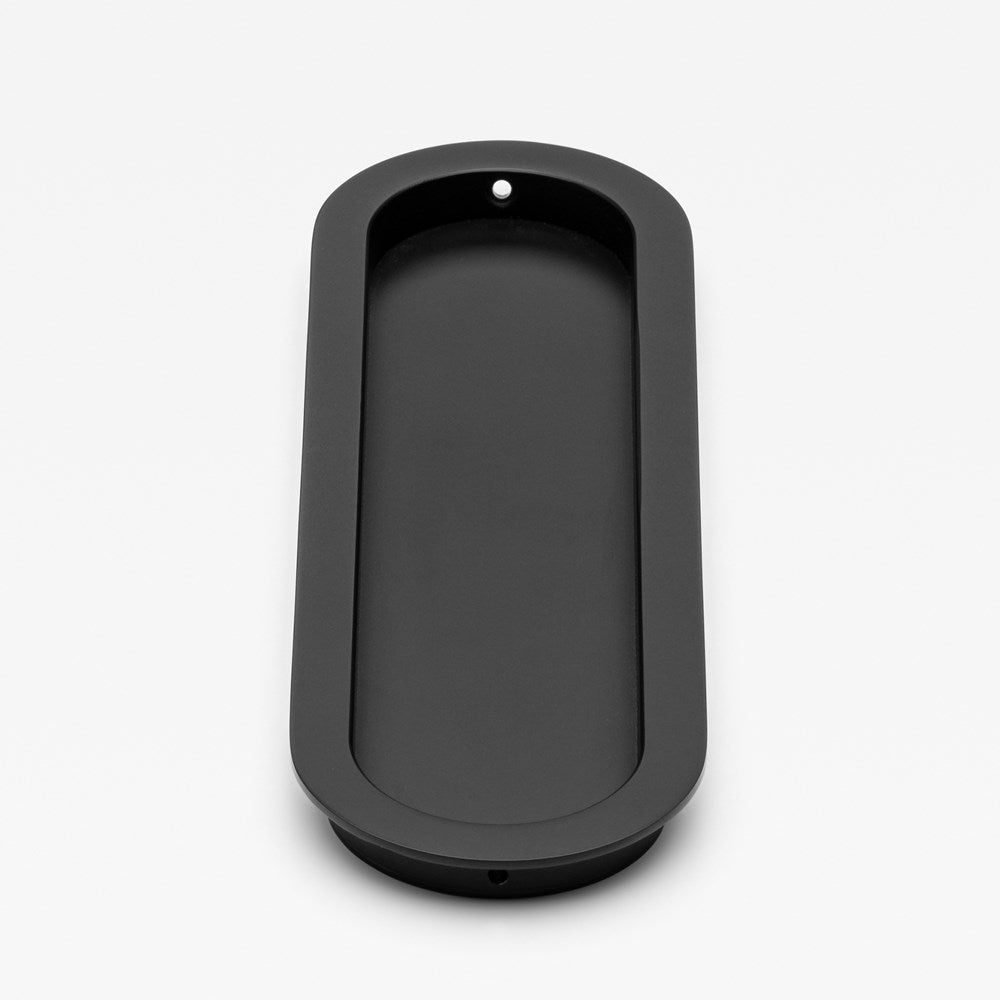 Oval Flush Pull Black — view 3