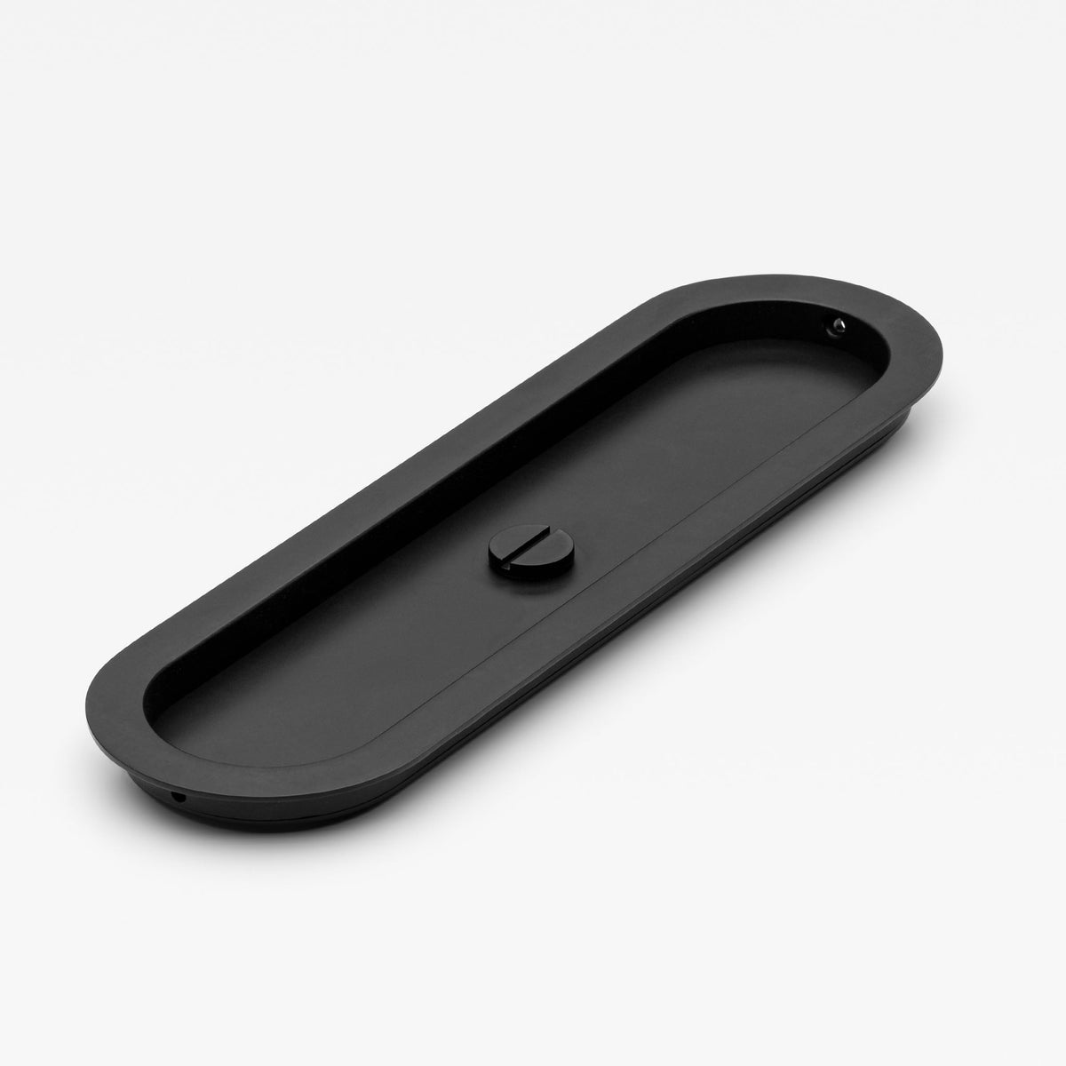 Oval Flush Pull Privacy Black — view 4