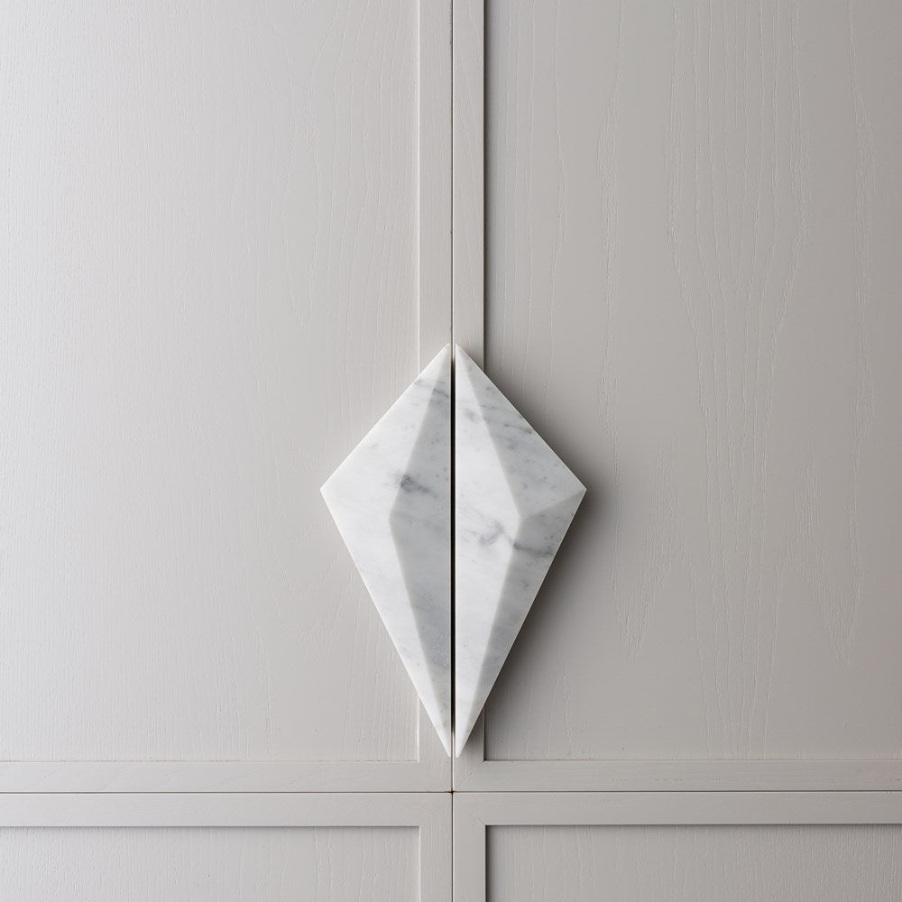 Prism Marble Handle Carrara — view 7