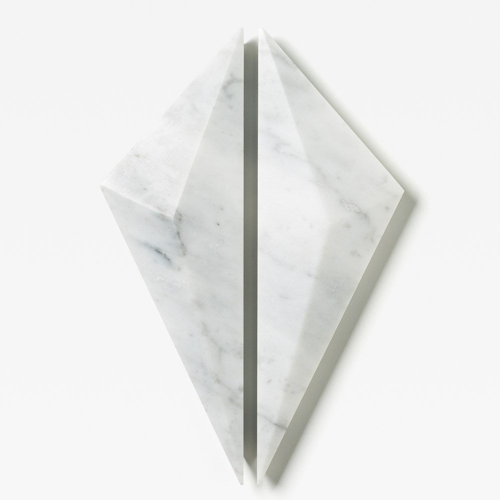 Prism Marble Handle Carrara — view 1